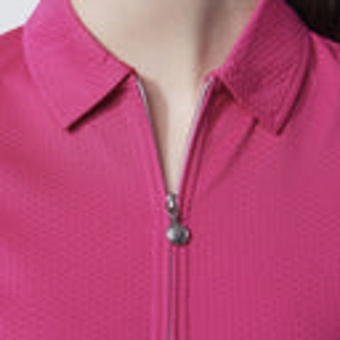Daily Jess Ss Polo Shirt Pink Damen