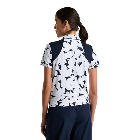Riviera Floral Golf Polo Damen