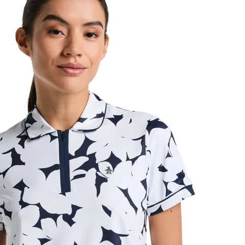 Riviera Floral Golf Polo Damen