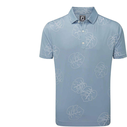 Jungle Leave Pique Poloshirt Herren