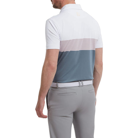 Polo Colour Block Poloshirt Herren