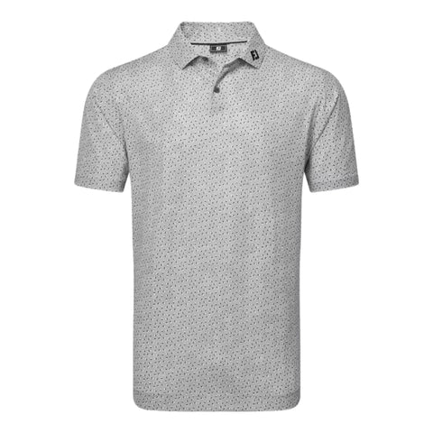 Bounce Print Pique Herren