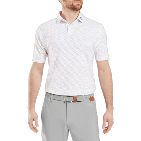 Bounce Print Pique Herren