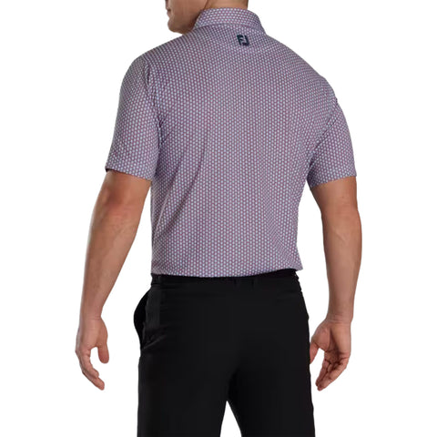 Scallop Shell Foulard Lisle Poloshirt Herren