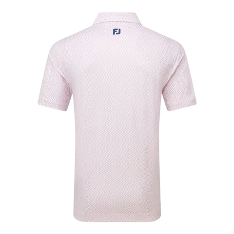 Wiggle Print Lisle Polo Herren