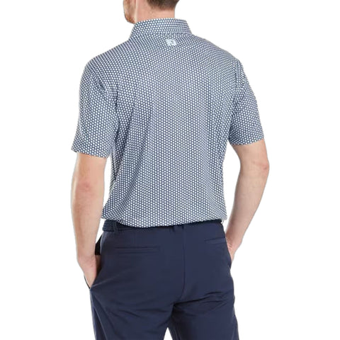 Houndstooth Geo Lisle Polo Herren