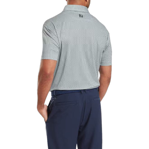 Houndstooth Geo Lisle Polo Herren