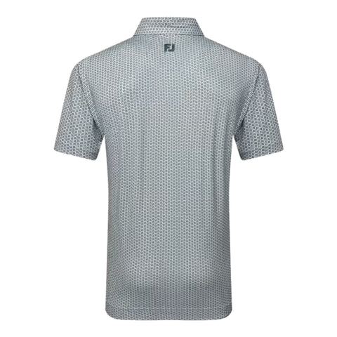Houndstooth Geo Lisle Polo Herren