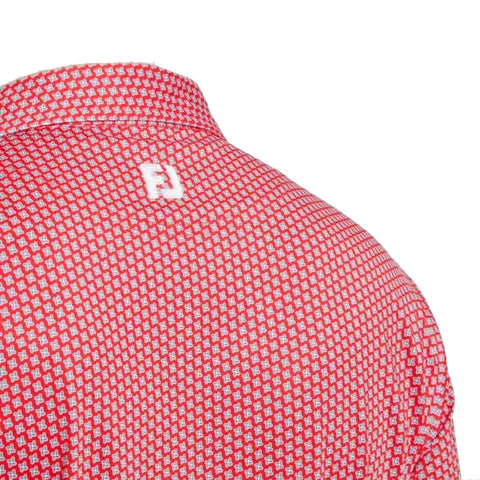 Houndstooth Geo Lisle Polo Herren
