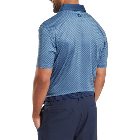 Checker Jacquard Polo Herren