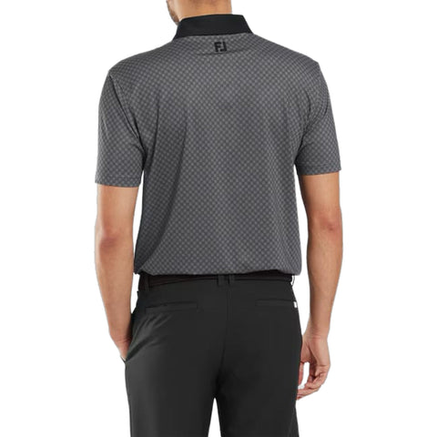 Checker Jacquard Polo Herren