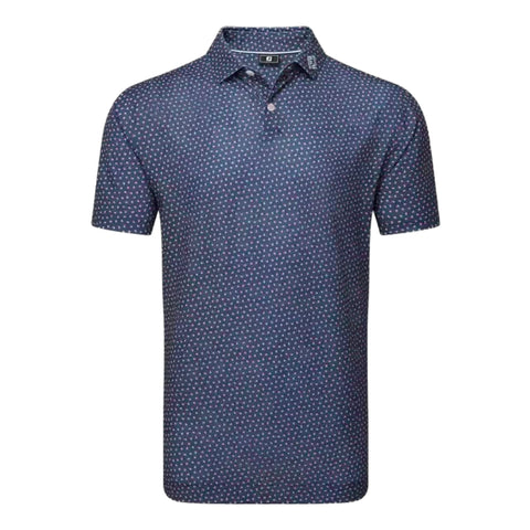 Bounce Print Pique Herren