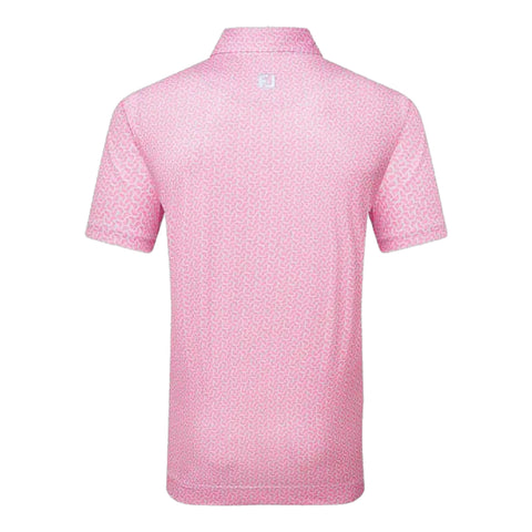 Citrus Print Lisle Poloshirt Herren