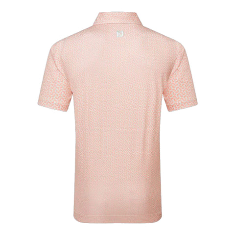 Citrus Print Lisle Poloshirt Herren