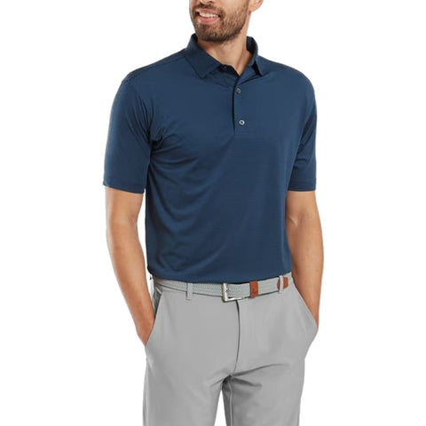 Micro Feeder Stripe Lisle Polo Herren