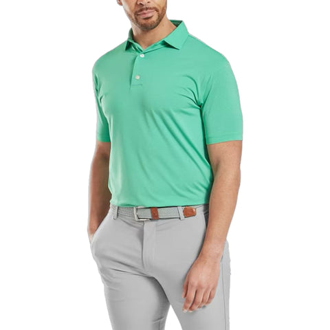 Micro Feeder Stripe Lisle Polo Herren