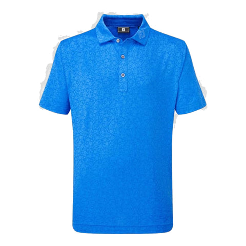 Painted Floral Lisle Polo