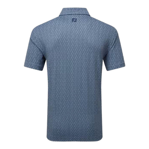 Modernist Geo Pique Polo Herren