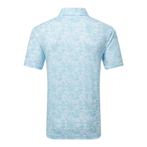 Garden Print Lisle Polo Herren