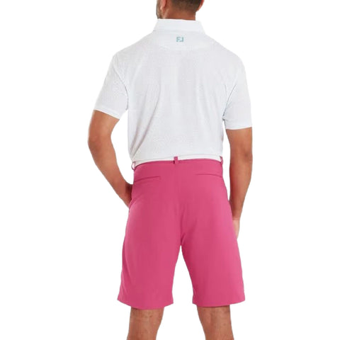 Bird Print Lisle Polo Herren