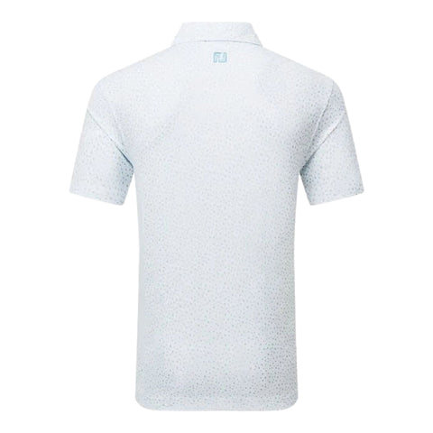 Bird Print Lisle Polo Herren
