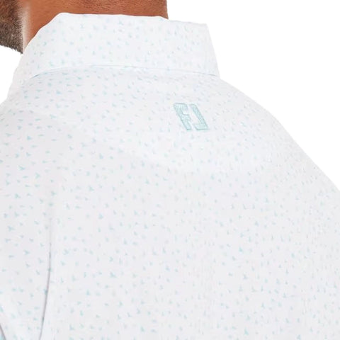 Bird Print Lisle Polo Herren