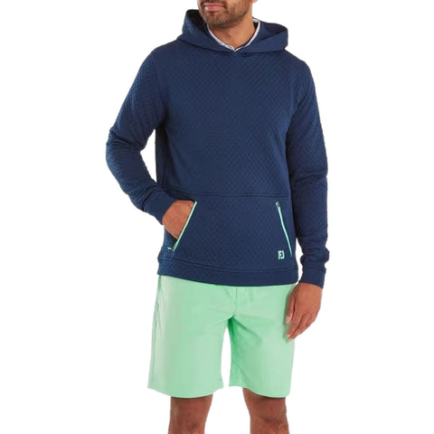 Textured Knit Hoodie Herren