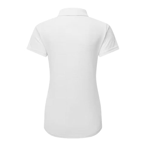 Jacquard Stripe Polo Damen