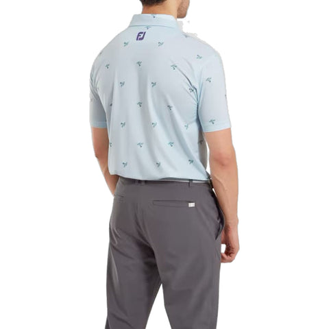 Thistle Print Polo Herren