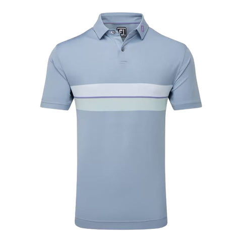 Double Chest Band Pique Polo Herren