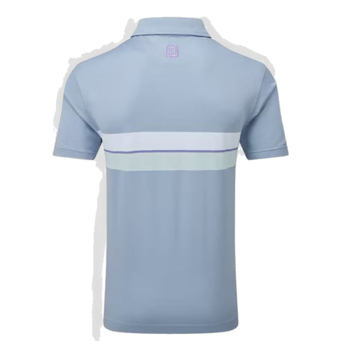Double Chest Band Pique Polo Herren