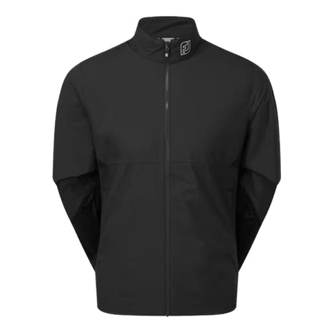 Schwarze Herren-Jacke von FootJoy mit Reißverschluss und FJ-Logo