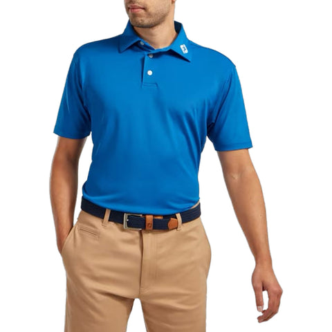 Stretch Pique Solid Poloshirt Herren