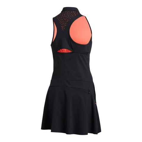 Perforated Color Pop Kleid Damen
