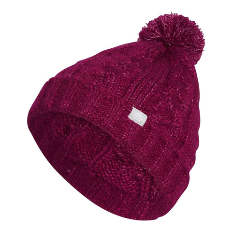 W Pom Beanie Power Berry Damen