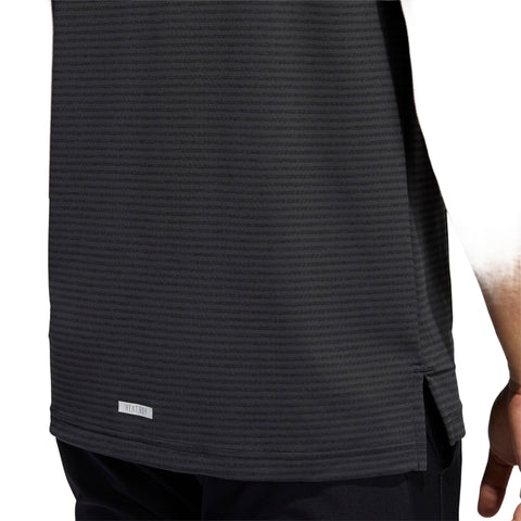 Heat Ready Microstripe Poloshirt Herren