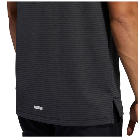 Heat Ready Microstripe Poloshirt Herren
