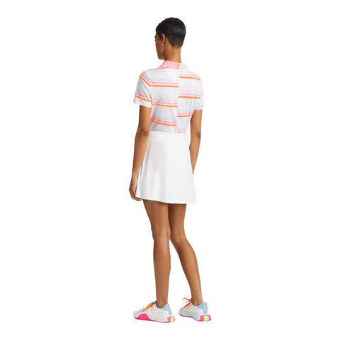 Offset Gradient Stripe Tech Polo Damen