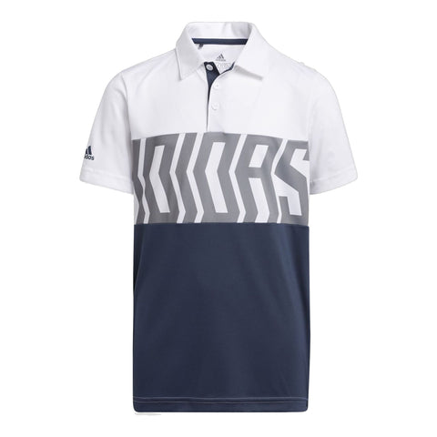 Color Blocking Print Polo Herren