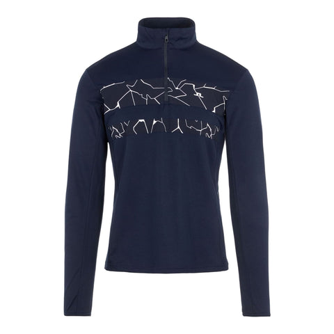 Mid Layer Bran Print Pullover Herren