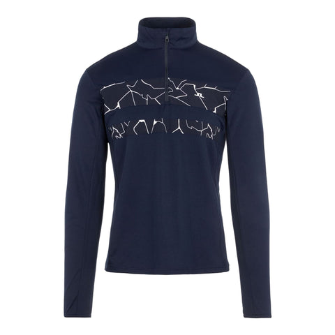 Mid Layer Bran Print Pullover Herren