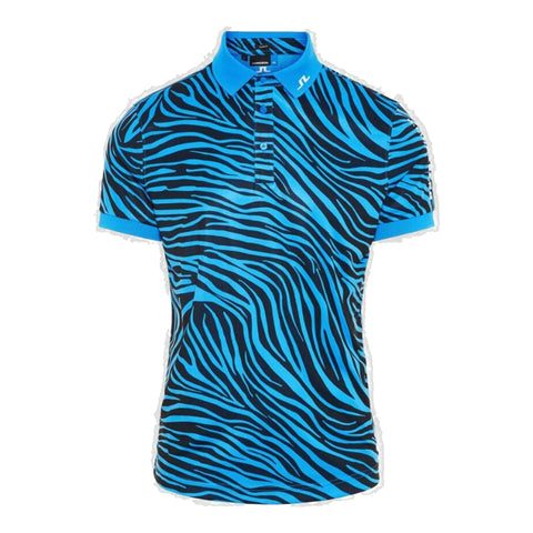Tour Tech Print Slim Fit Polo Herren