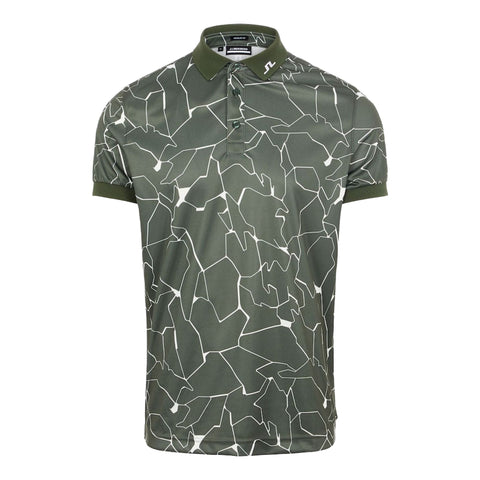 Tour Tech Reg Fit Print SS Polo Herren