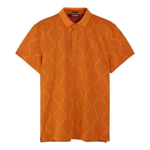 Mat Jacquard Polo Herren