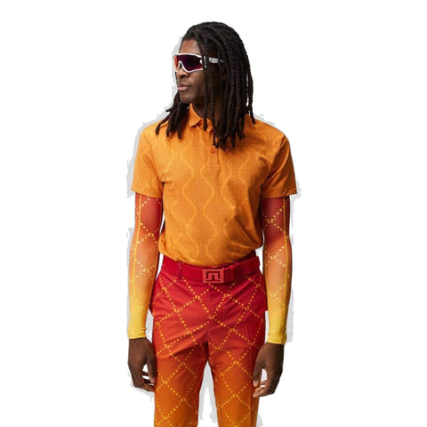 Mat Jacquard Polo Herren