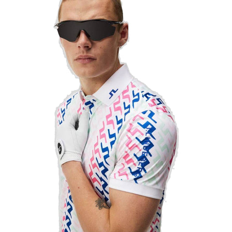 Tour Tech Reg Fit Print Poloshirt Herren