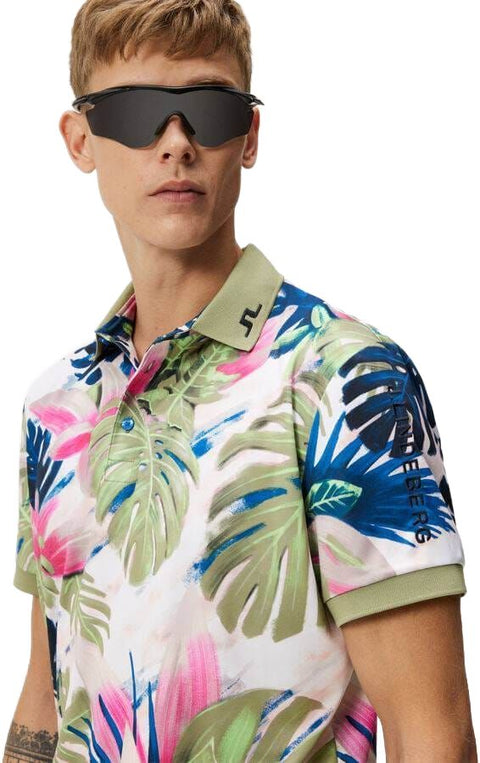 Tour Tech Reg Fit Print Polo Herren