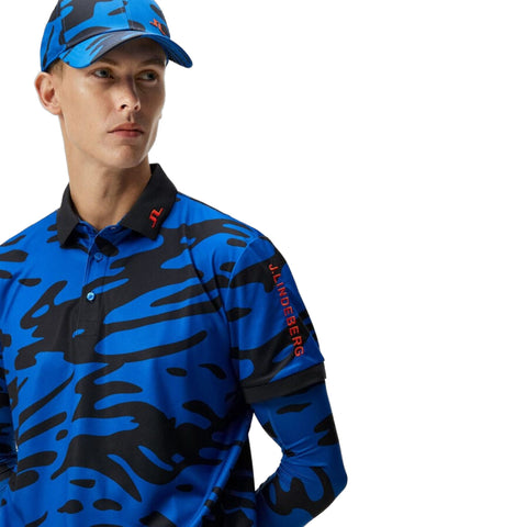 Tour Tech Reg Fit Print Polo Herren