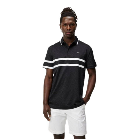 Boswell Regular Jacquard Poloshirt Herren