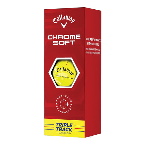 Chrome Soft (22) TripleTrack Golfbälle